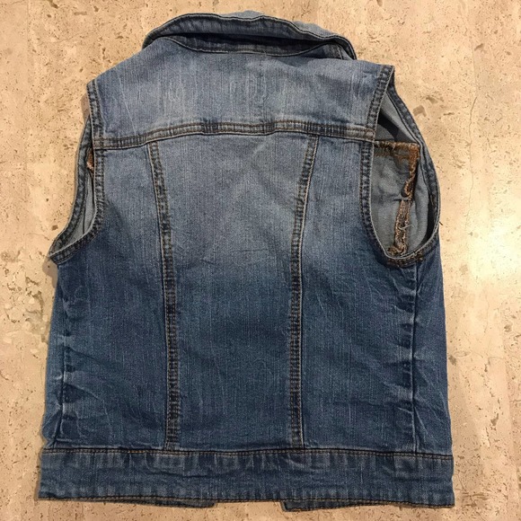 Mossimo Blue Denim Jean Vest Size XS - Picture 4 of 4